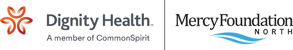 Logo for Mercy Foundation North and Dignity Health