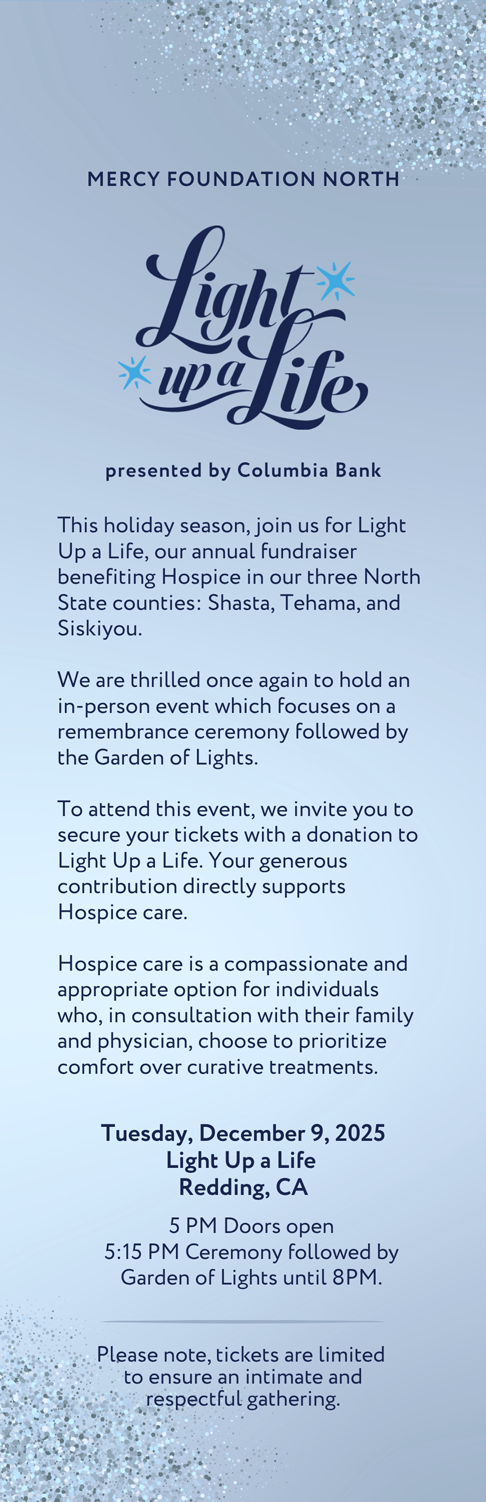 Light Up a Life 2025 Letter