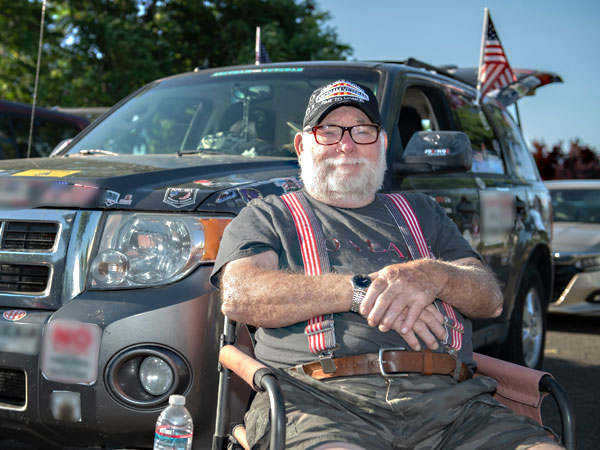 Vietnam Vet in wheelchair