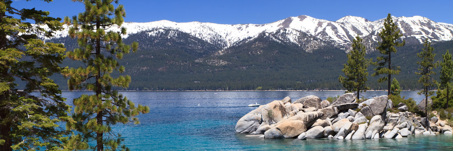 Mountains and lake