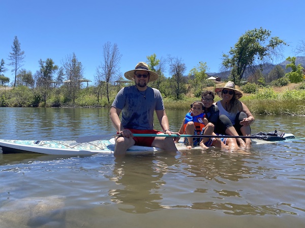 Tegerstrand's in a canoe